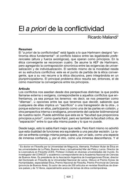 JORNADAS NACIONALES DE ÃTICA 2009 - UCES