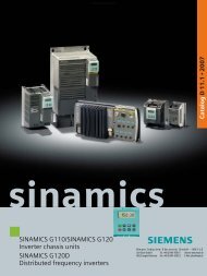 Siemens Sinamics G110/G120 - MEYER Industrie-Electronic GmbH
