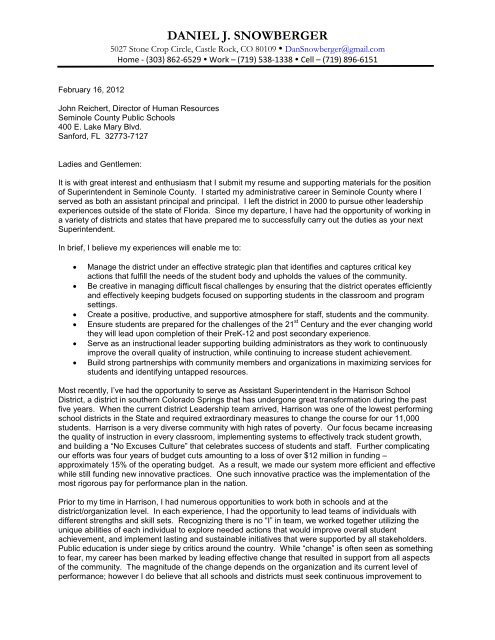 resume dan snowberger pa