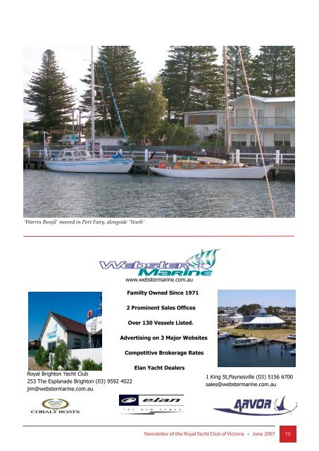 Read more - Royal Yacht Club of Victoria