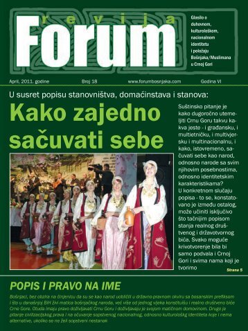 Okrugli sto: Kako zajedno saÄuvati sebe - Forumbosnjaka.com