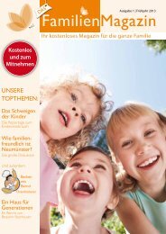 Das FamilienMagazin Erstausgabe