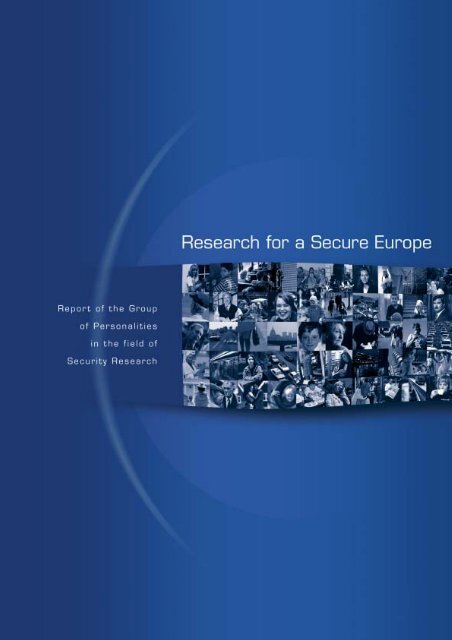 Research for a Secure Europe - European Commission - Europa