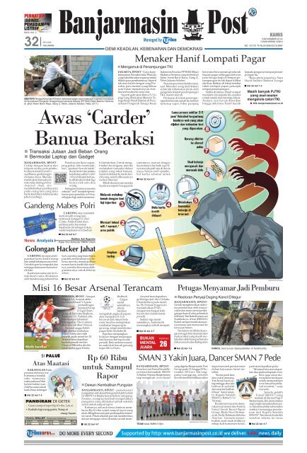 Banjarmasin Post Kamis 6 November 2014 Banjarmasin Post Kamis 6 November 2014