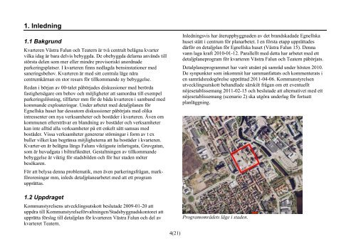 Detaljplaneprogram för kv Västra Falun och Teatern Falu Kommun ...