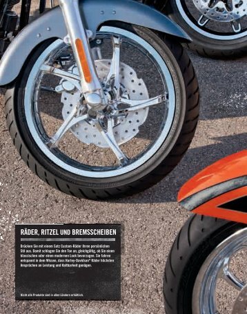 räder, ritzel und bremsscheiben - Harley-Davidson Tuttlingen ...