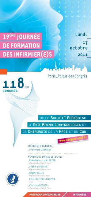 19Ã¨me journÃ©e de formation des infirmier(e)s - Colloquium