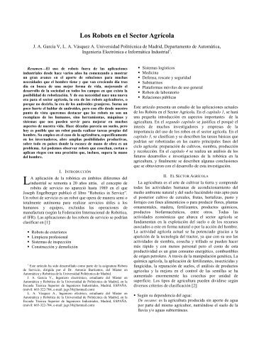 Robot en la Agricultura.pdf - Disam - Universidad PolitÃ©cnica de ...
