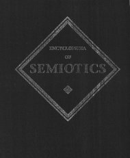 Encyclopedia of Semiotics - SemioticSigns.com