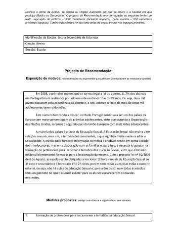 Escola SecundÃ¡ria com 3.Âº Ciclo do Ensino BÃ¡sico de Estarreja