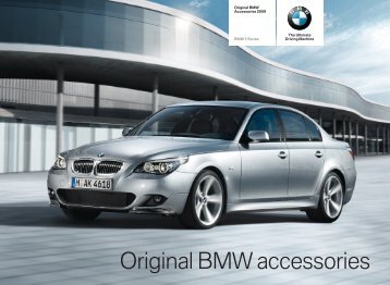2009 BMW E60 Accessories Catalog - 5 Series