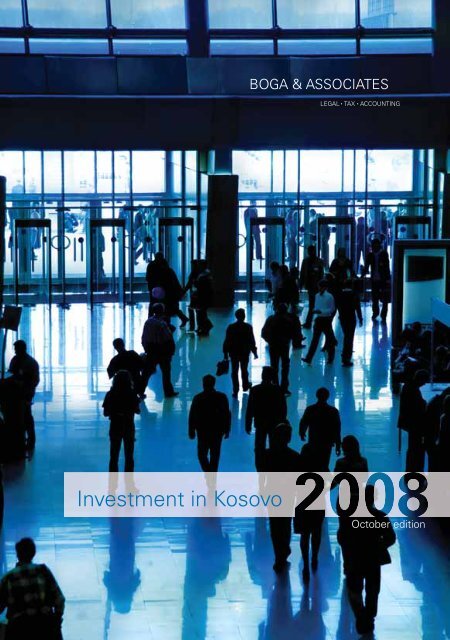Investment in Kosovo 2008 - Boga & Associates, Homepage