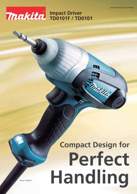 Compact Design for Perfect Handling - Makita