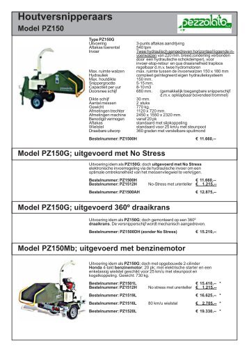 Pezzolato PZ150