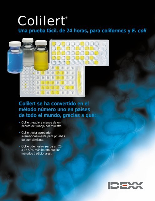 Colilert® - IDEXX Laboratories