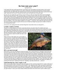 Article 1... Martin Finan - Essential Baits