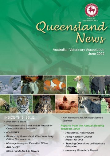 Queensland News - Australian Veterinary Association