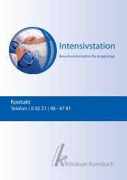 Besucherinformation Intensivstation zum Download - Klinikum ...