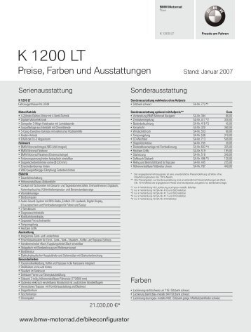 K 1200 LT - BMW Motorrad