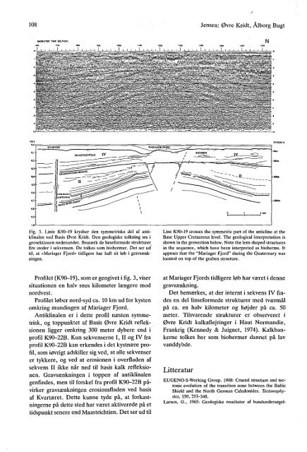 Øvre Kridt i den sydlige del af Ålborg - Dansk Geologisk Forening