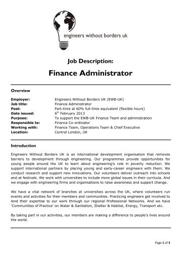 Job Description Finance Administrator.pdf - Engineers Without ...