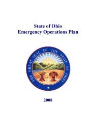 State of Ohio Emergency Operations Plan
