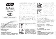 Eye Drops Pack Leaflet - A.Vogel
