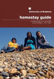 homestay guide - Staffcentral - University of Brighton