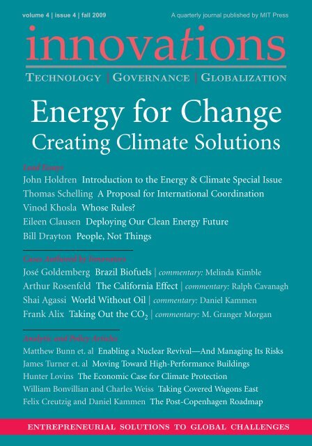 Innovations, Energy for Change, Fall 2009.pdf - Renewable and ...