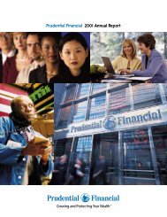 Prudential Financial 2001 Annual Report