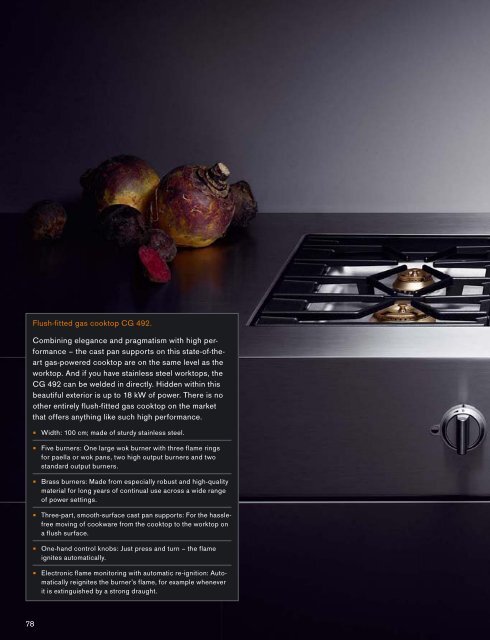 The Gaggenau Magazine. Edition 2010/2011. T he G ag g enau M ...