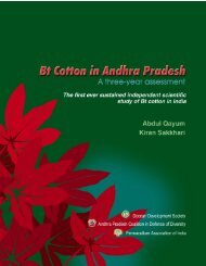 Bt cotton in Andhra Pradesh: a three-year assessment - IndiaGMInfo