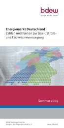 Energiemarkt Deutschland Zahlen und Fakten zur Gas-, Strom- und ...