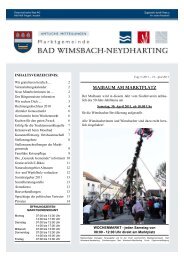 Folge 5/2011 (827 KB) - Marktgemeinde Bad Wimsbach-Neydharting