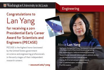 Presidential Early Career Award for Scientists and Engineers