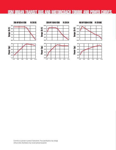 for urban transit bus and motorcoach applications - Cummins Engines