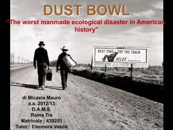 M. Mauro - Dust Bowl - mediastudies.it