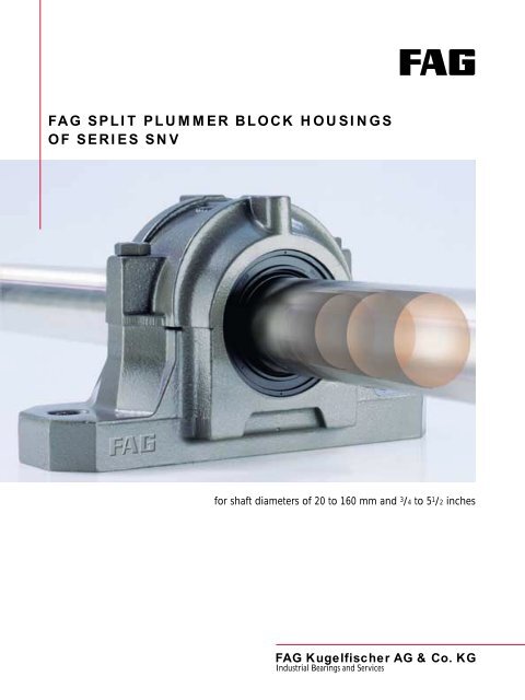 FAG SNV Plummer Blocks - Reliance Bearing