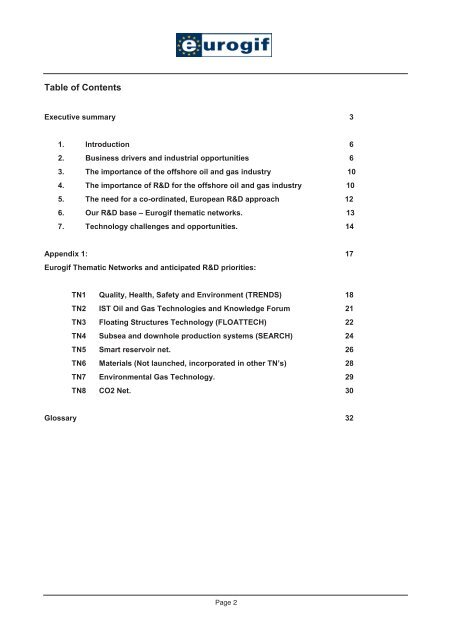 Oil & Gas Industries Technology Master Plan - GEP