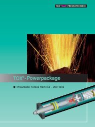 TOX Powerpackage - Pneumatic Forces from 0.2 â 200 Tons