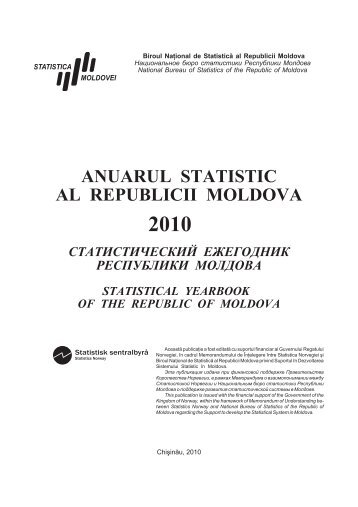 ANUARUL STATISTIC AL REPUBLICII MOLDOVA - UNFPA Moldova