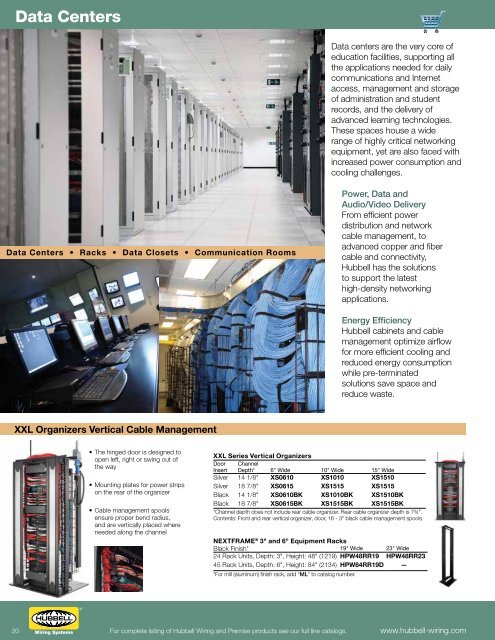 Brochure - Hubbell Premise Wiring