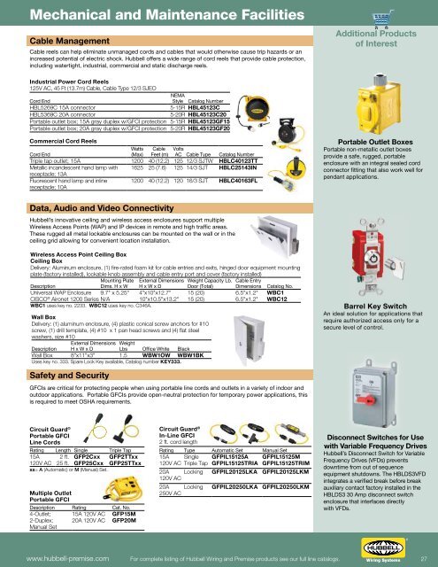 Brochure - Hubbell Premise Wiring