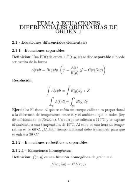 TEMA 2-ECUACIONES DIFERENCIALES ORDINARIAS DE ORDEN 1