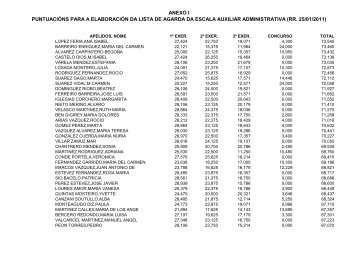 Anexo I- relaciÃ³n puntuaciÃ³ns para elaboraciÃ³n lista de agarda