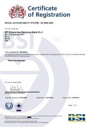 BSI Certificate - HP