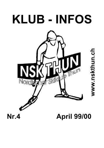 Heft Nr. 4 99/00 (PDF-File, 156kb) - NSK Thun