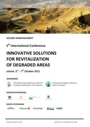 innovative solutions for revitalization of degraded ... - ENVITECH-Net