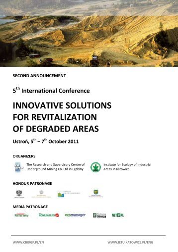 innovative solutions for revitalization of degraded ... - ENVITECH-Net