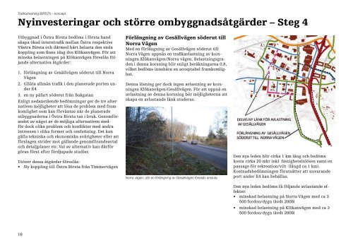 Birsta - trafikutredning - Sundsvall